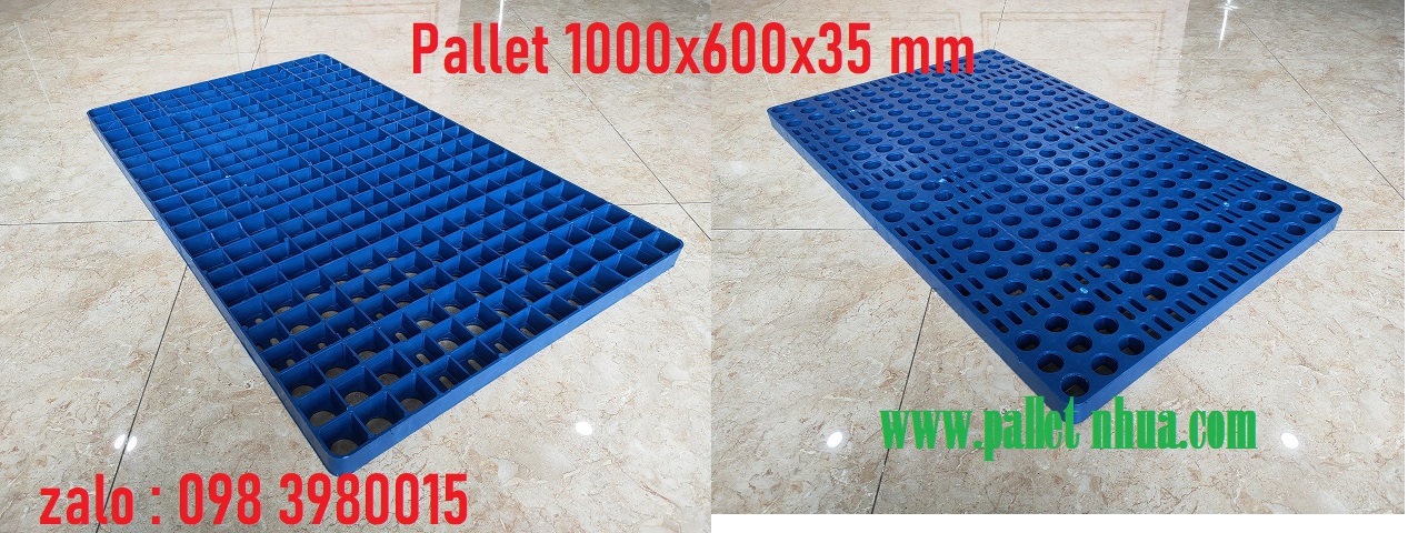 Pallet nhựa không chân chuyên lót sàn Pallet0