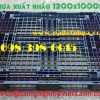 Pallet nhựa đen dùng trong xuất khẩu - 1200x1000x120 mm