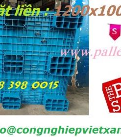 pallet mặt liền 1200 x 1000 x H 120 mm