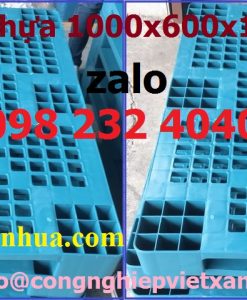 Pallet nhựa 1000x600x100mm