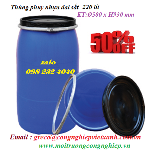 Hình ảnh minh họa về thùng phuy